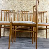 Set of 4 dining chairs 60s 70s