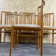 Set of 4 dining chairs 60s 70s