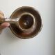 Ceramic candle holder pottery 70s