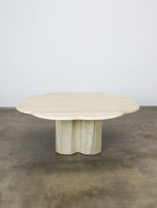 Travertine flower coffeetable