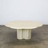 Travertine flower coffeetable