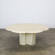 Travertine flower coffeetable