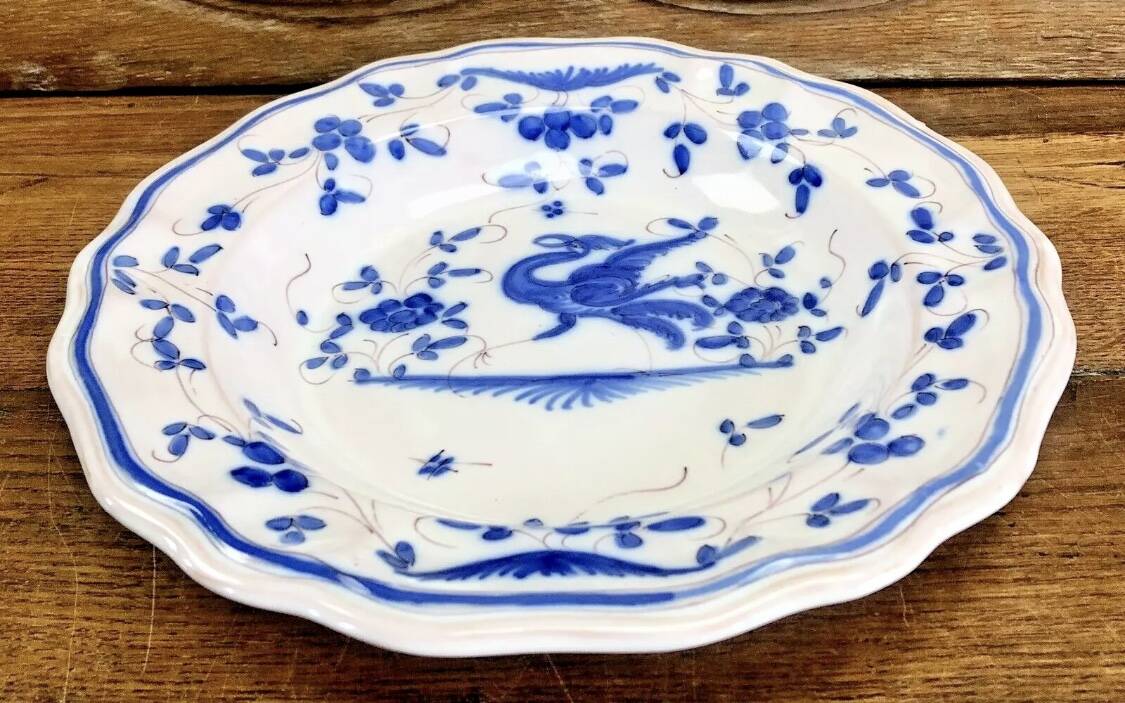 Old hollow round dish Martres Tolosane