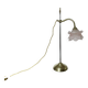 Art Nouveau jeweler's lamp in bronze and glass paste tulip