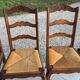 Suite of 6 Louis XV-style mulched chairs