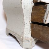 Commode peint en gris gustavien des années 1790