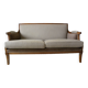 Two-seater canapé in Restoration / Louis-Philippe style – Reupholstered by an artisan.