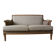 Two-seater canapé in Restoration / Louis-Philippe style – Reupholstered by an artisan.