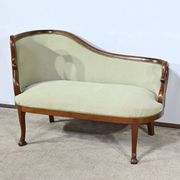 Small Mahogany Backsplash Daybed, Return from Egypt Style – Early 20th Century