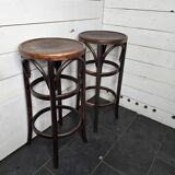Pair of bentwood bistro stools