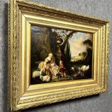 François Boucher (d’après): huile sur toile époque XIXeme siècle