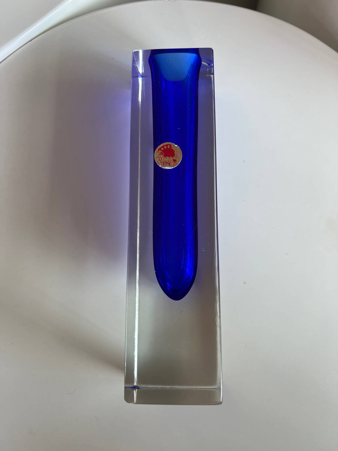 Sommerso Murano Vase 1960 – Hand-blown glass