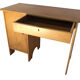 Art deco birch wood compact desk 1960