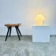 Opaline Mushroom Table Lamp By Paolo Venini For Murano, Italy, 1970S