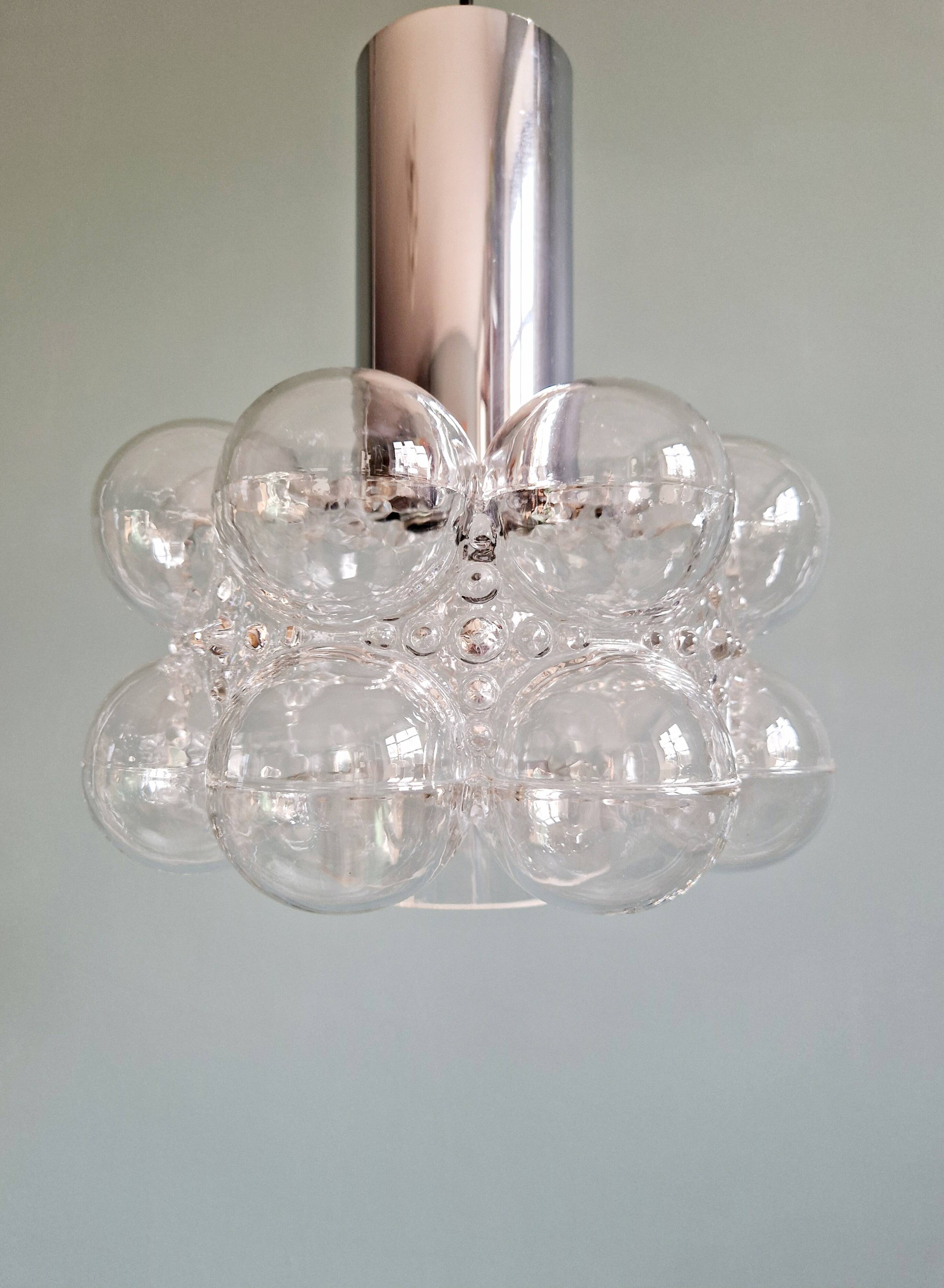 Suspension Bubble glass, design Helena Tynell, 1970