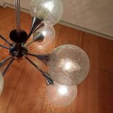Vintage sputnik chandelier 70'S , 8 lights