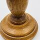 Pair of wooden candle holders