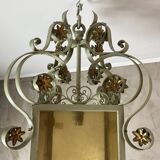 Wrought iron lantern