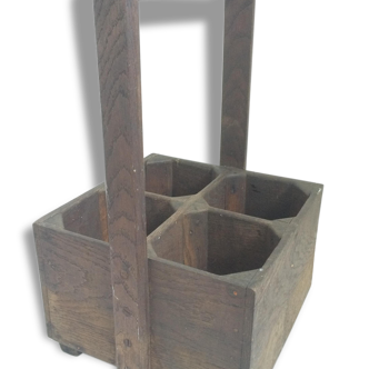 Casier à bouteilles en bois