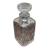 Carafe en verre taillé