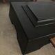 Table basse japonaise « teppanyaki » noire