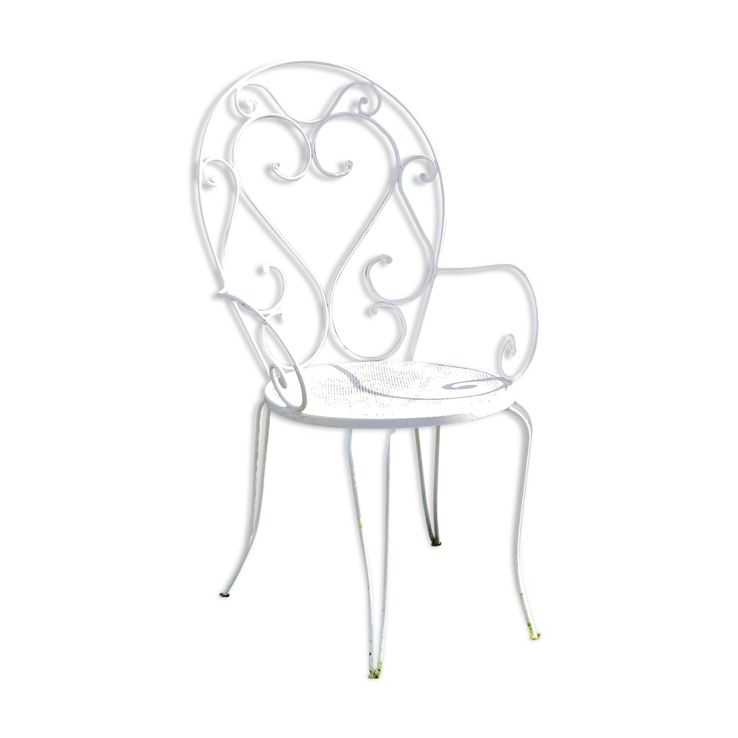 Fauteuil en fer forgé 1900
