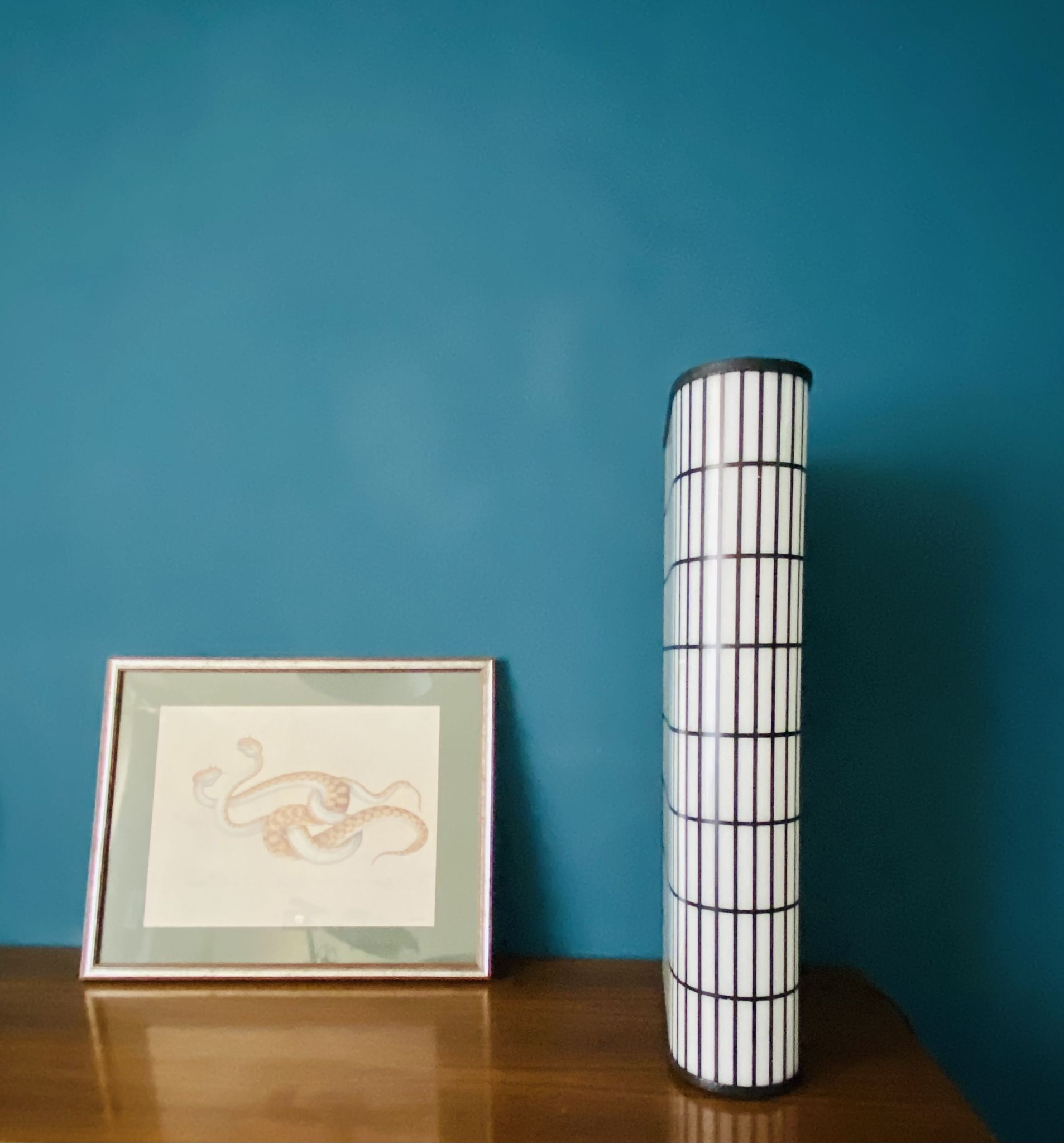 Postmodern reticulated lamp in the manner of J.Hoffman, Italy 1980s
