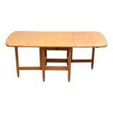 Eero Aarnio Solid Pine wood drop leaf dining table Laukaan Puu 1970s