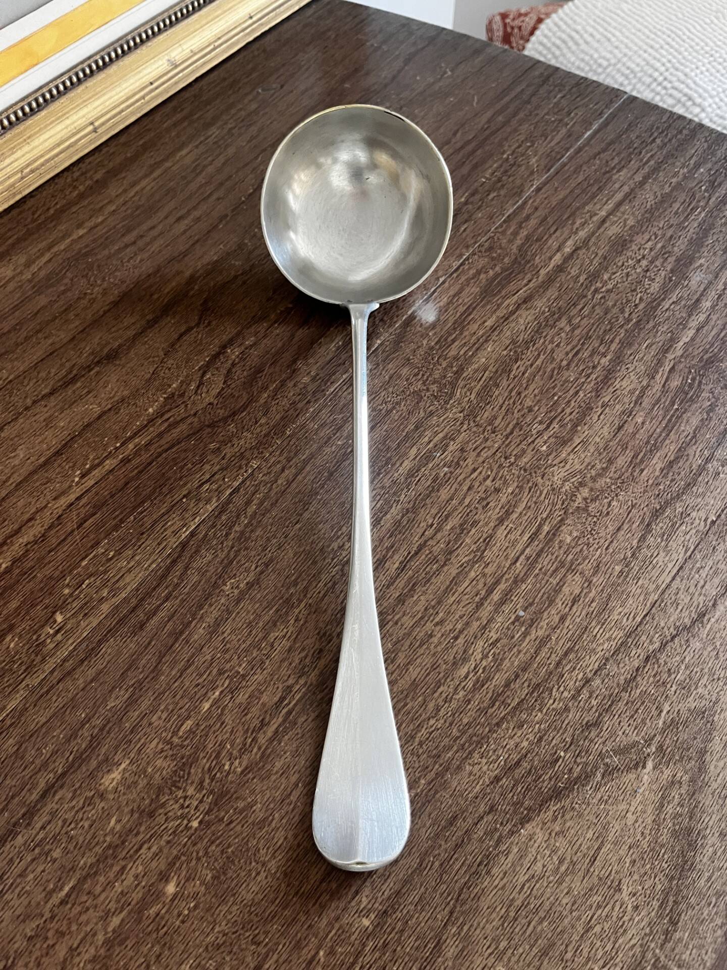 Silver-plated ladle