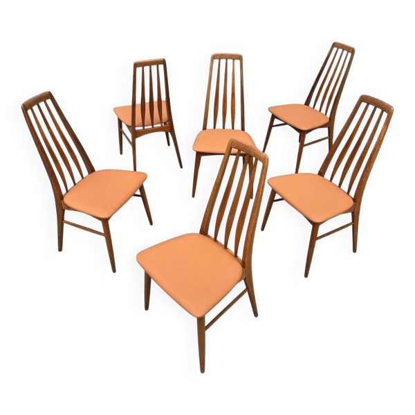 Suite de 6 chaises par Niels Koefoed, 1960