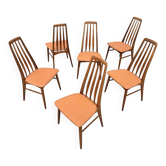 Set of 6 chairs by Niels Koefoed, 1960