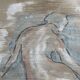 Charcoal painting on natural paper