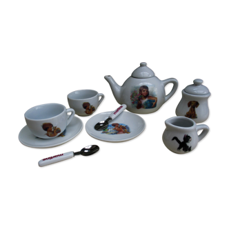 Tete à tete  « martine »  en porcelaine pour enfant pièces de dinette