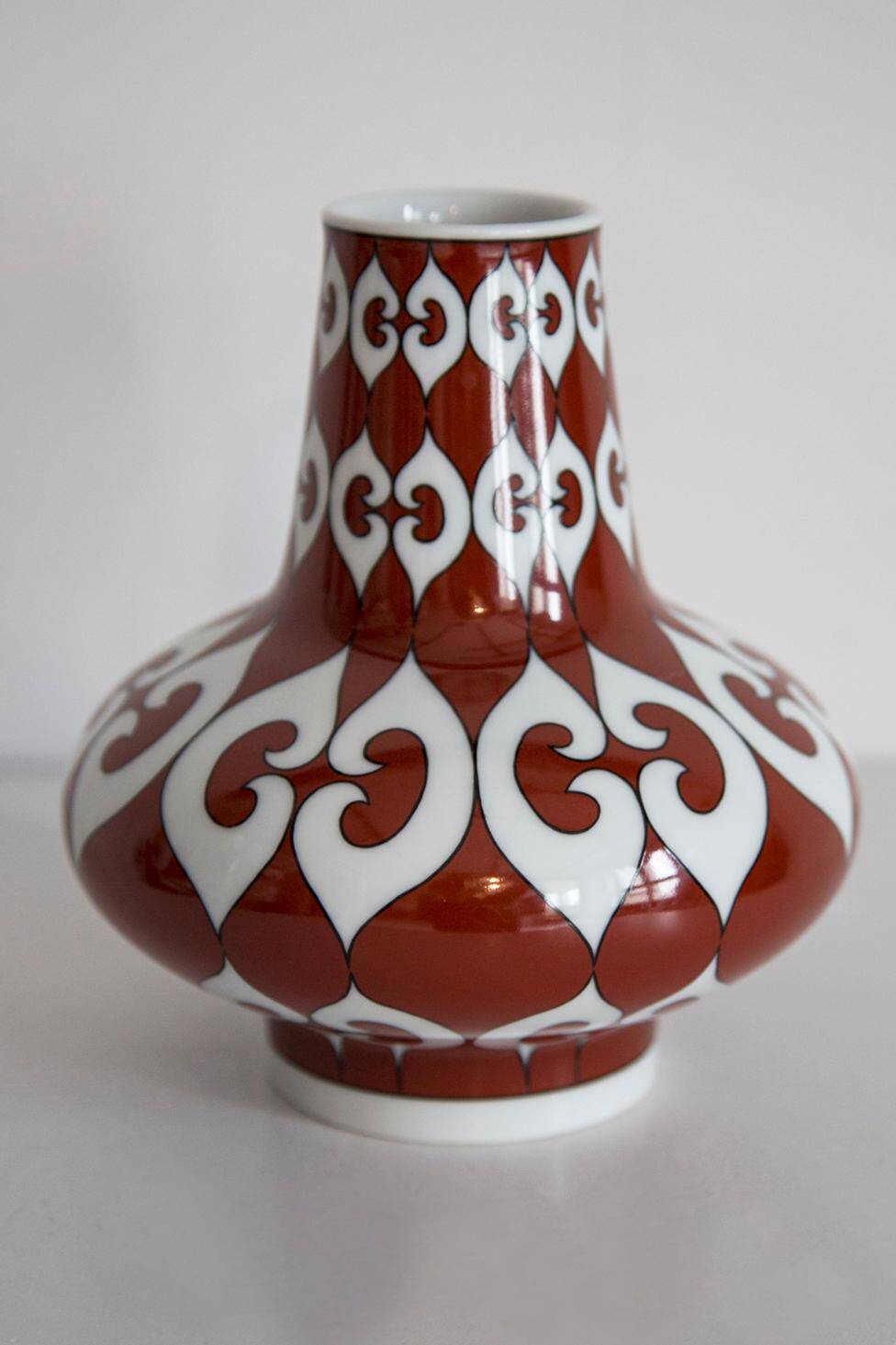 Mid-century porcelain ceramic vase, Europe, 1960s