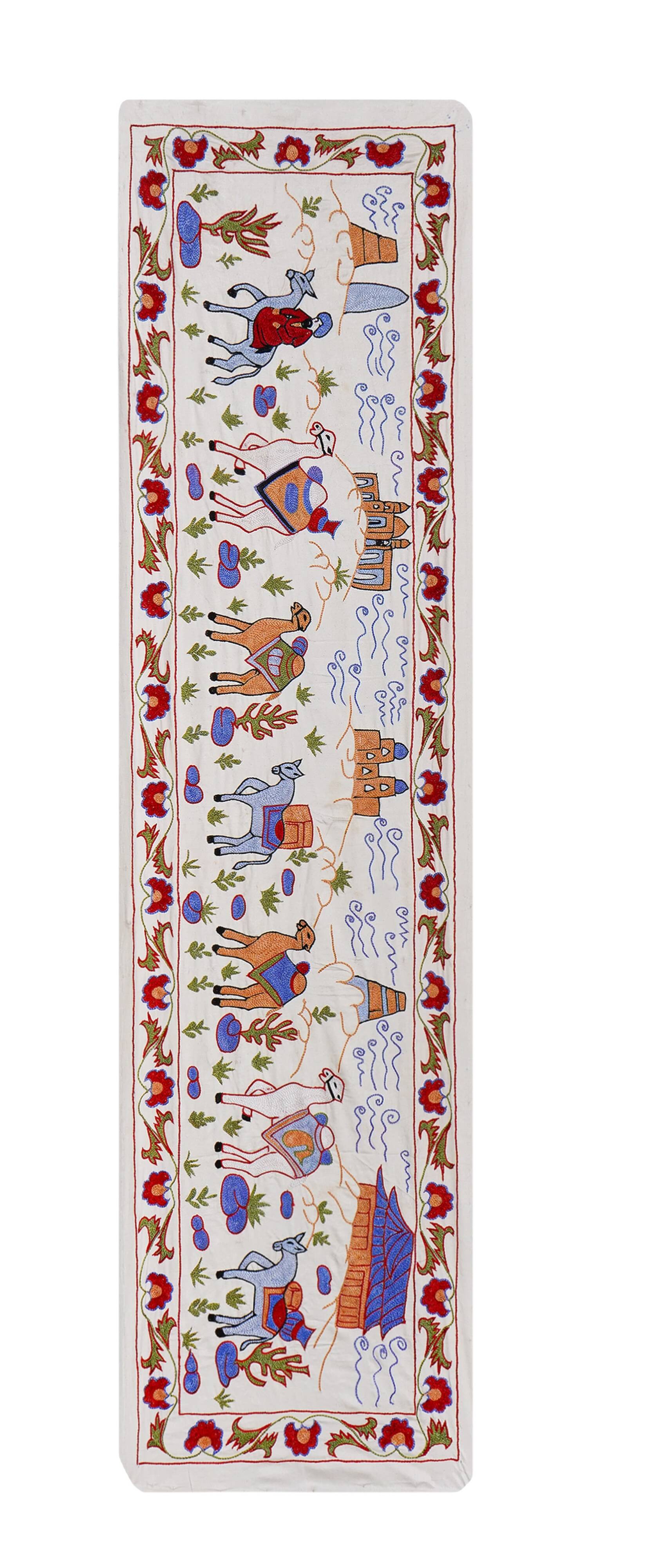 Tapis turc vintage noué à la main