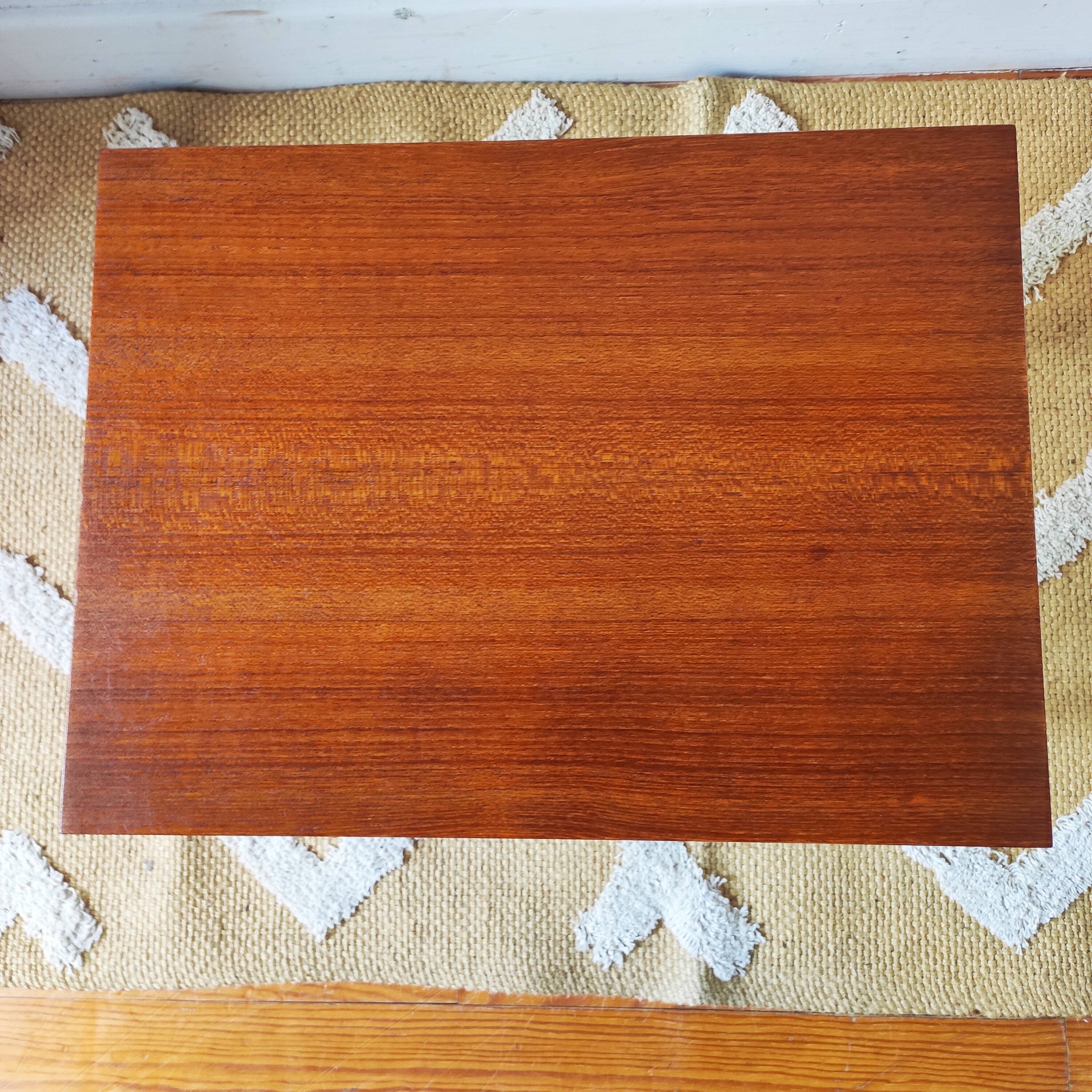 1950-60 Scandinavian style side table minimalist bedside table