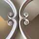 Pair of oval mirrors 39x49cm