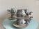 Service of 6 cups and saucers Gustave Reynaud – The Mulberry – Vallauri