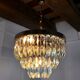 Venini glass chandelier, 3 levels, Italy, 1970