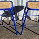 Pair of industrial stools