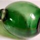 Dame-Jeanne oval canister with wide vintage collar