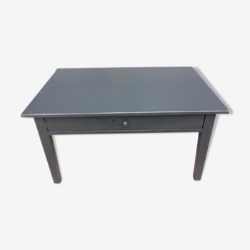 Table basse patine ardoise