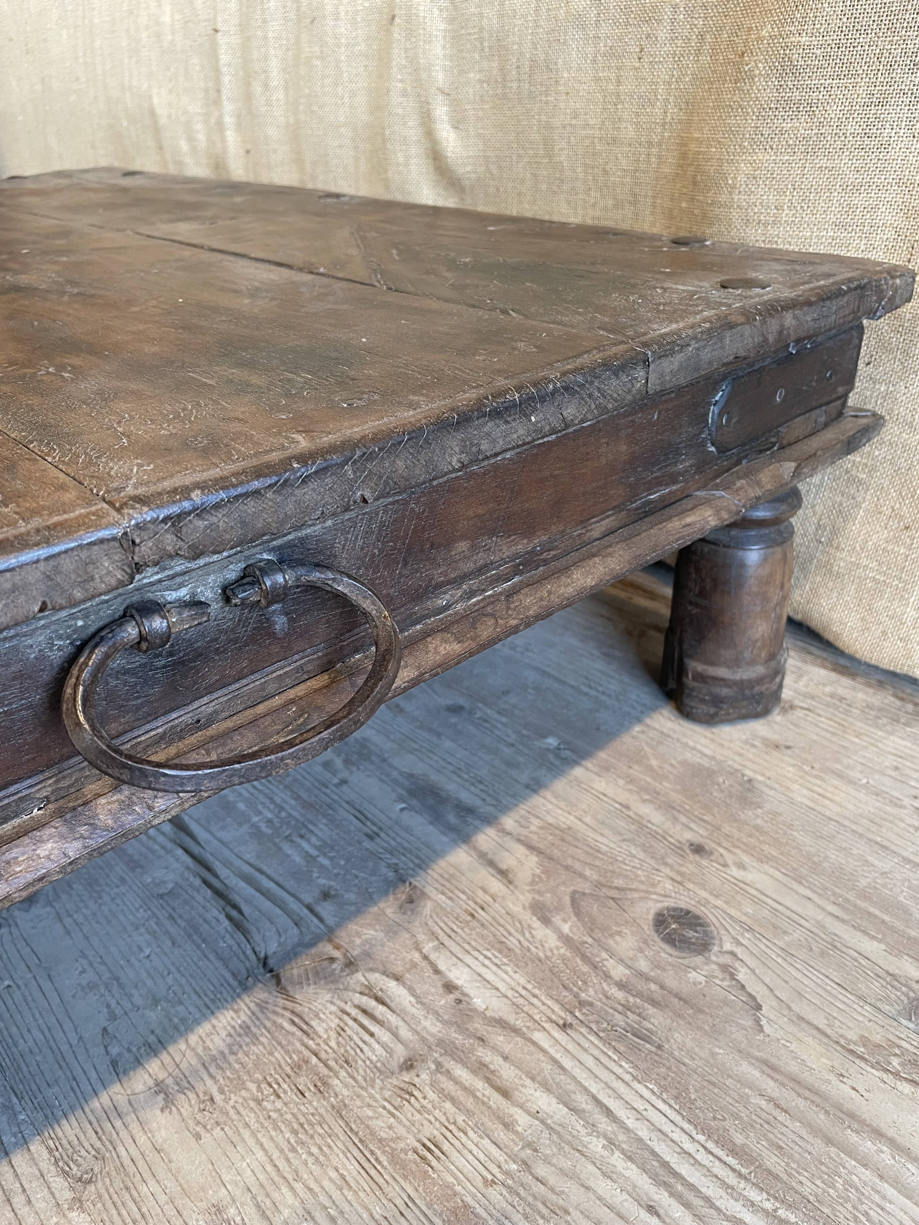 Indian wooden coffee table