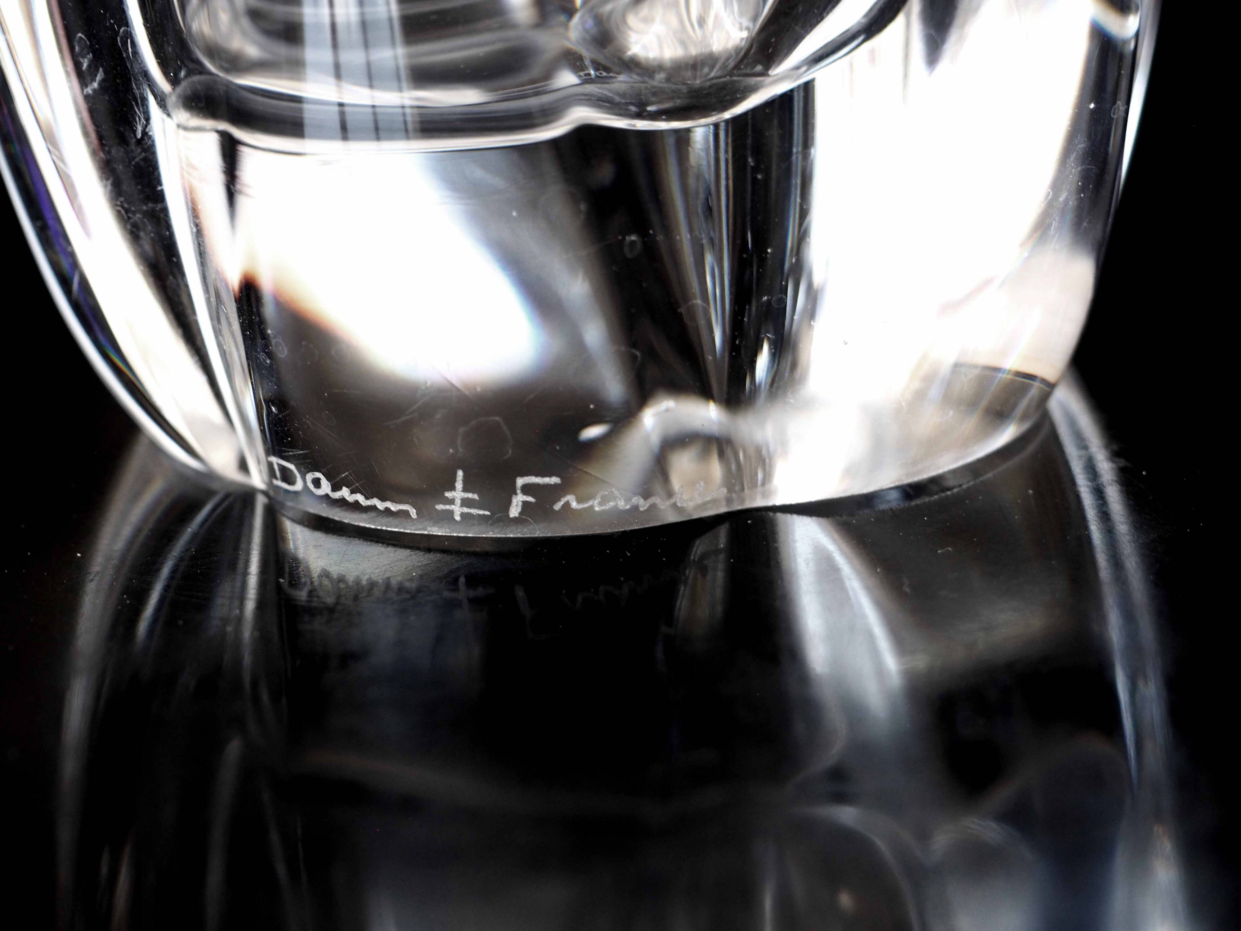 Vase en cristal Daum France