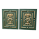 Pair of carved and leaf-gilded wooden panels