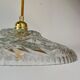 Suspension abat-jour vintage en verre
