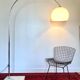 Lampadaire Arc avec pied en marbre