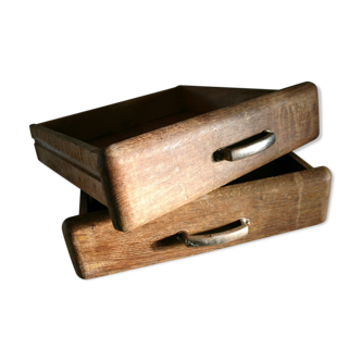 Antique wooden drawers