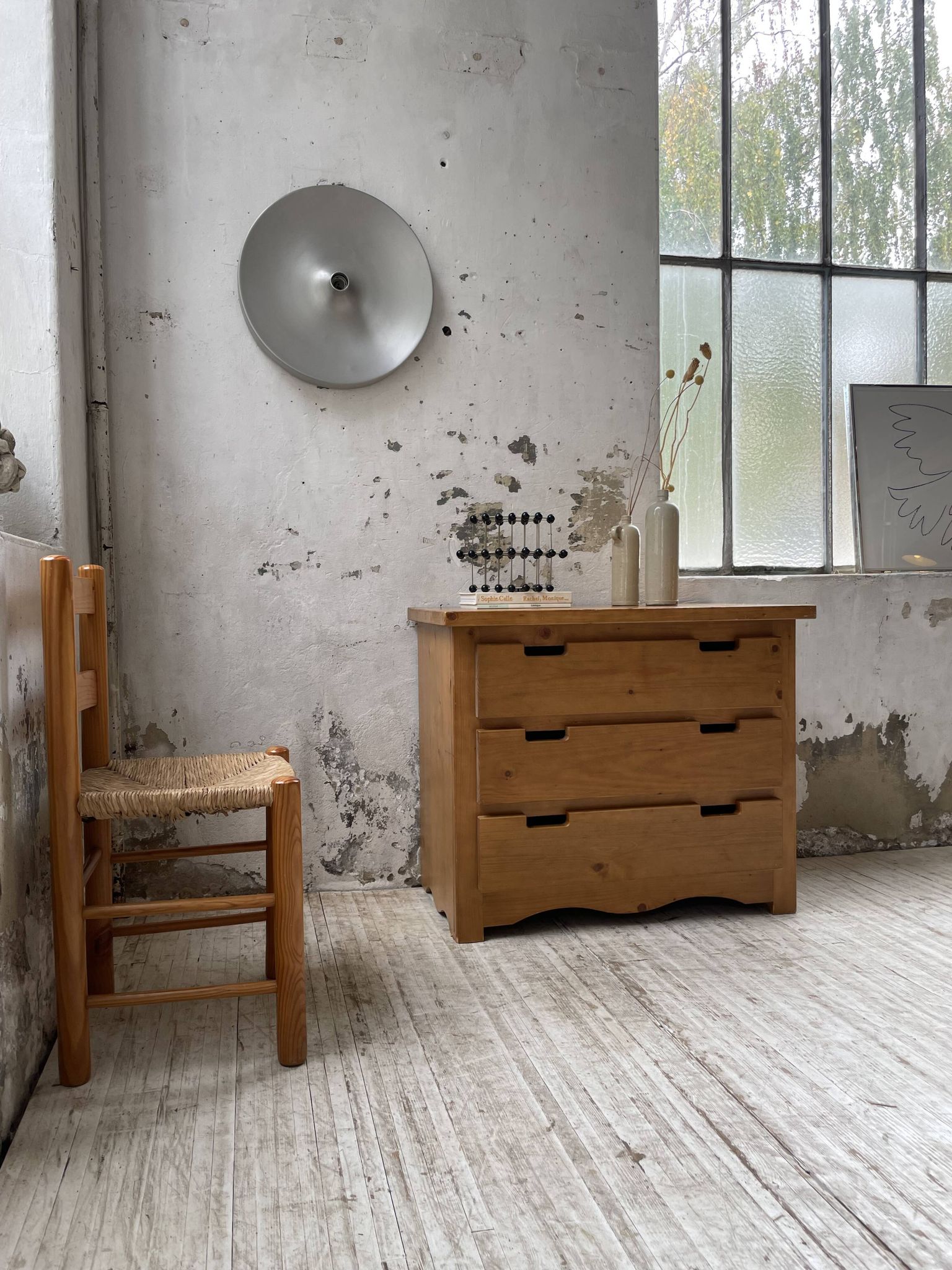 Commode en pin années 80 mobilier montagne