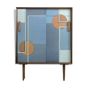cabinet en bouleau scandinave